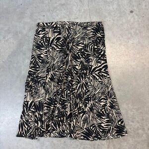 Jaclyn Smith Tropical Print Midi Skirt